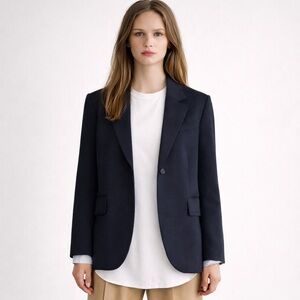 Gant Navy Blue Regular Fit Jersey Blazer Tailored NWT 8